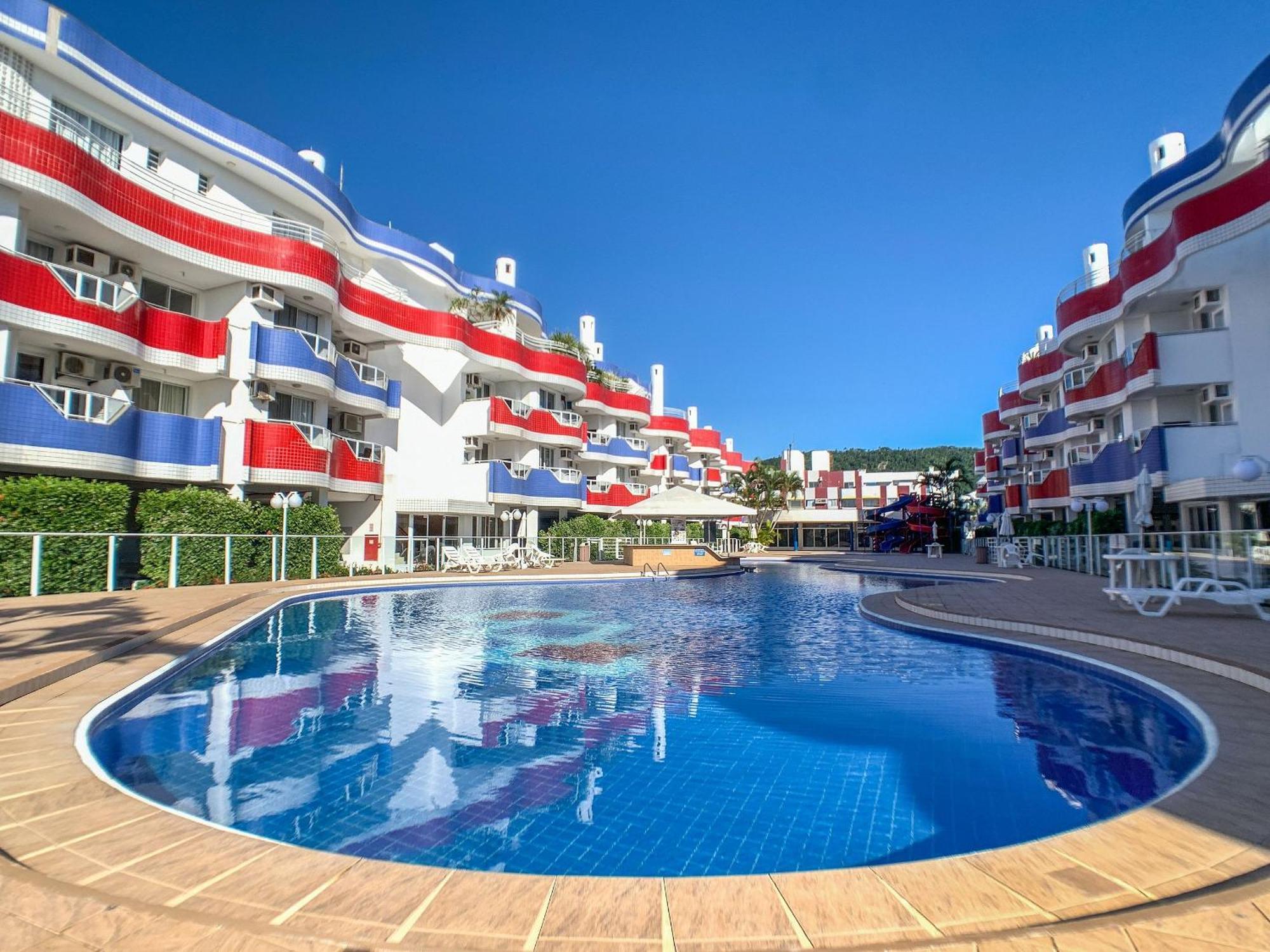 Maravilhoso Apto Com Vista Mar E Piscina-hb03f Apartment Florianopolis